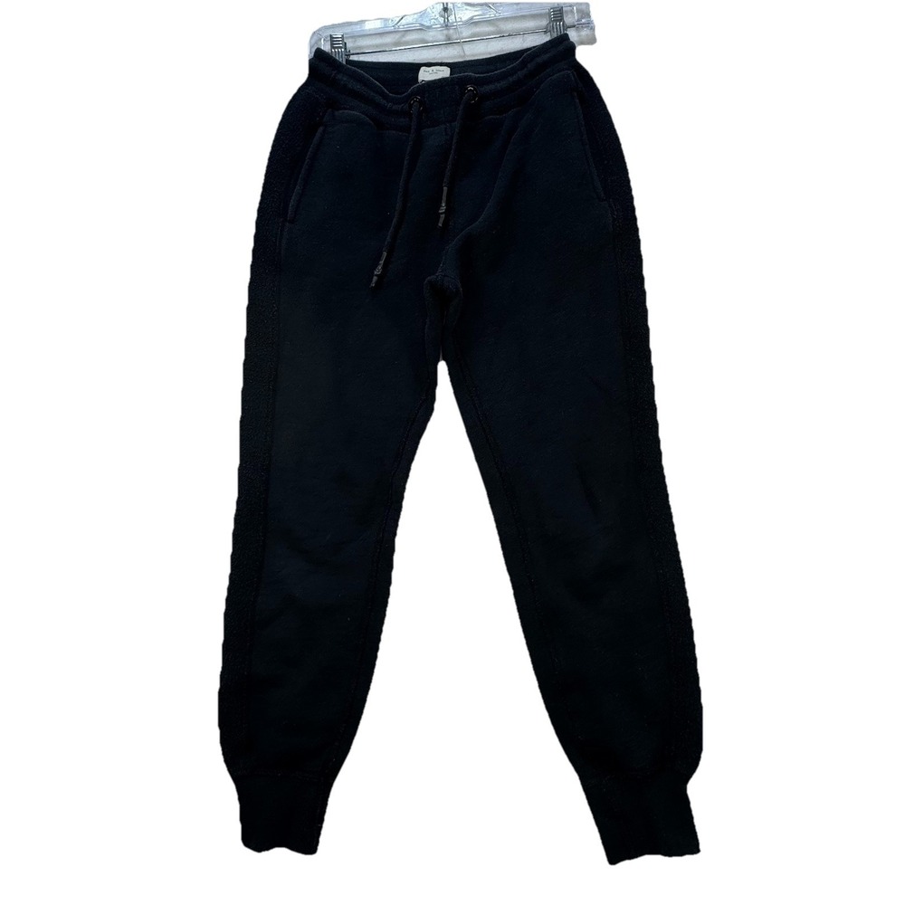 Rag & Bone Black Jogger Sweatpants Size XS Cotton Lounge Gorp Terry Cloth